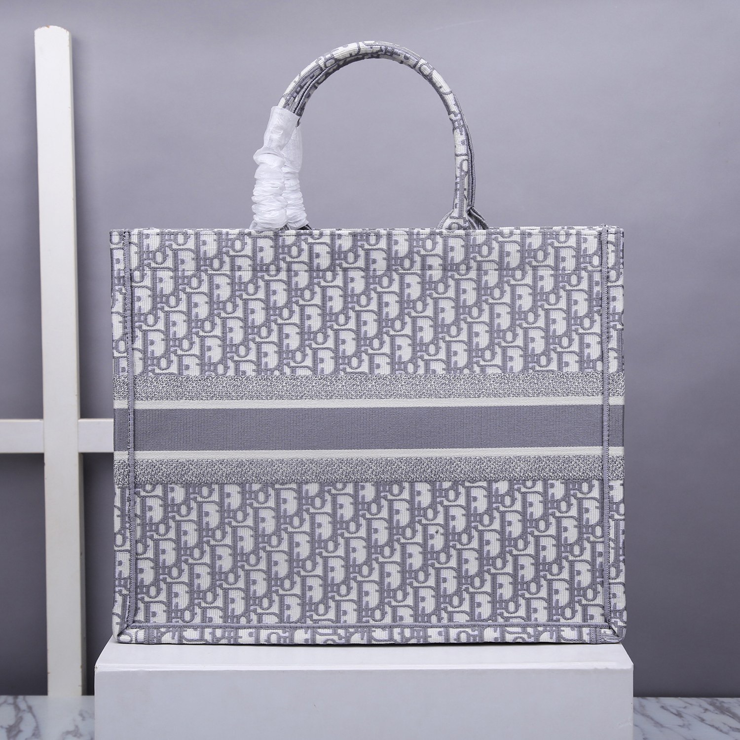 Christian Dior Large Dior Book Tote Gray, For Women, Women’s Handbags 16.5in/42cm CD M1286ZRIW_M9321:1High-quality replica
