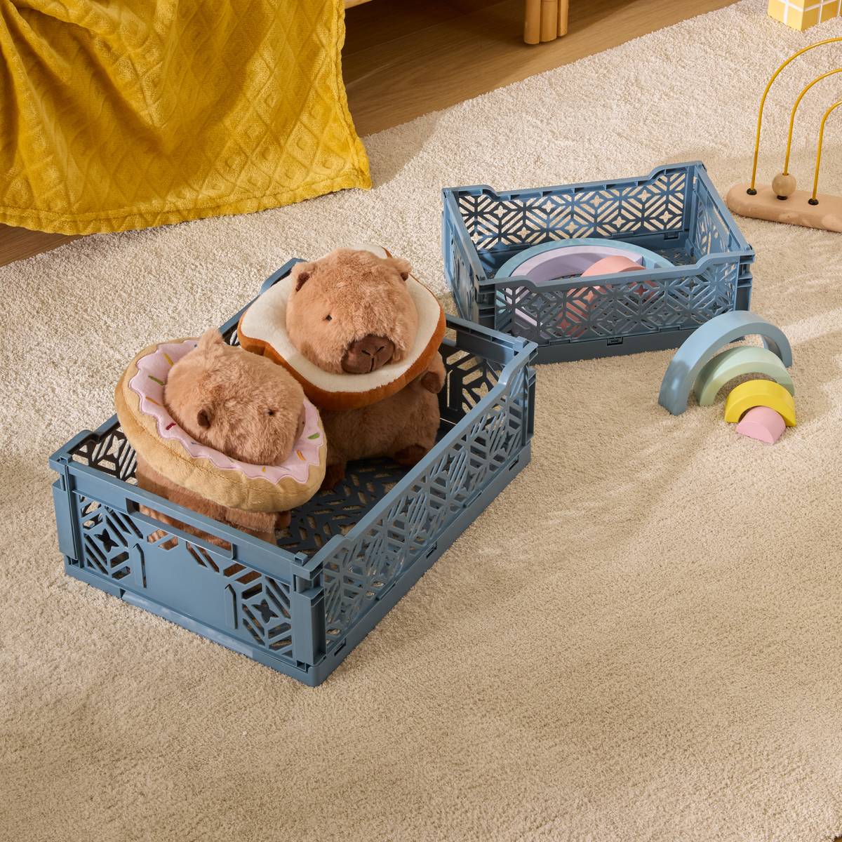 Crate "Arry" Blue, 30x20 cm