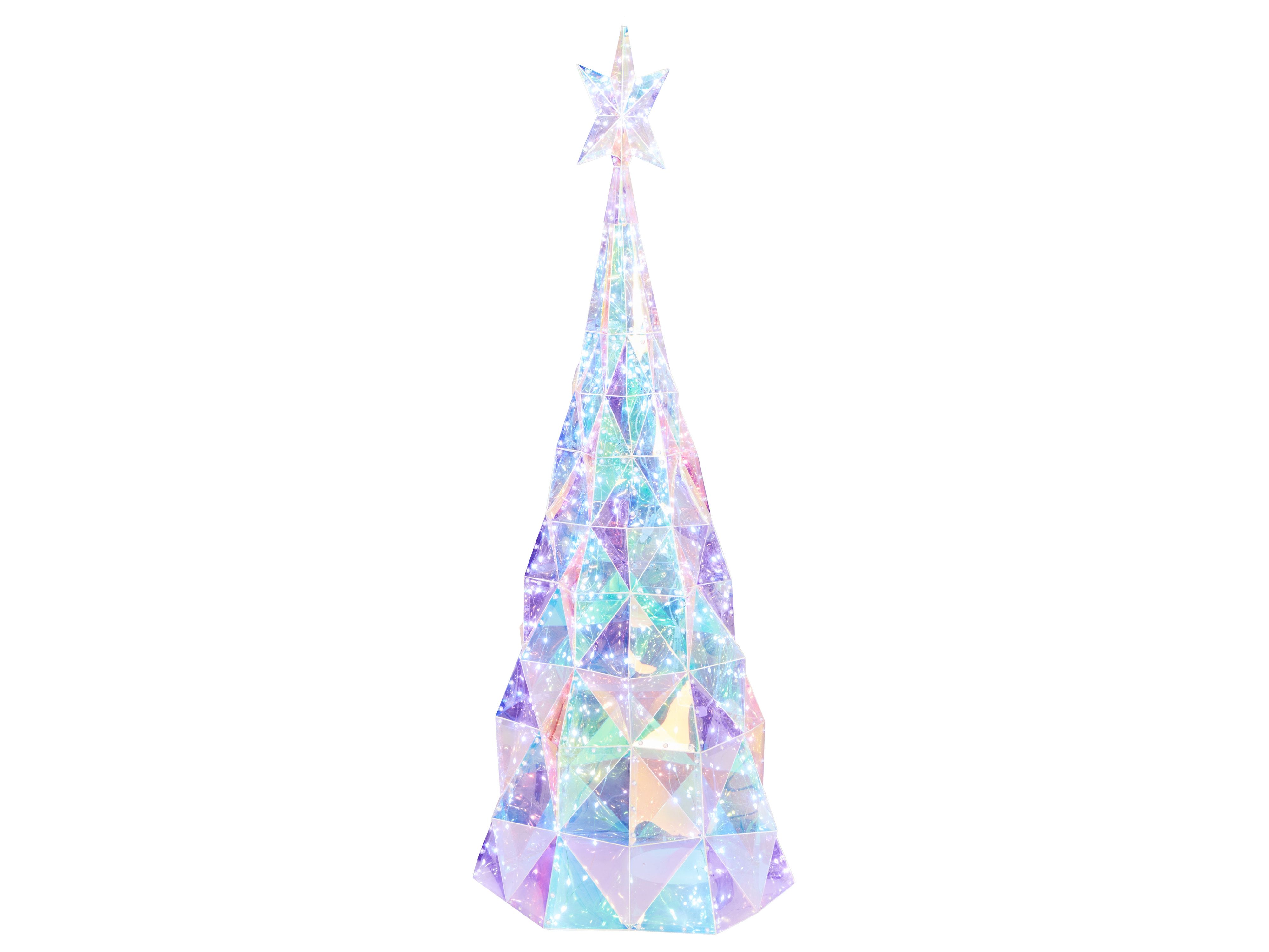 Outdoor Decoration LED ICELAND Christmas Tree 120 cm Multicolour