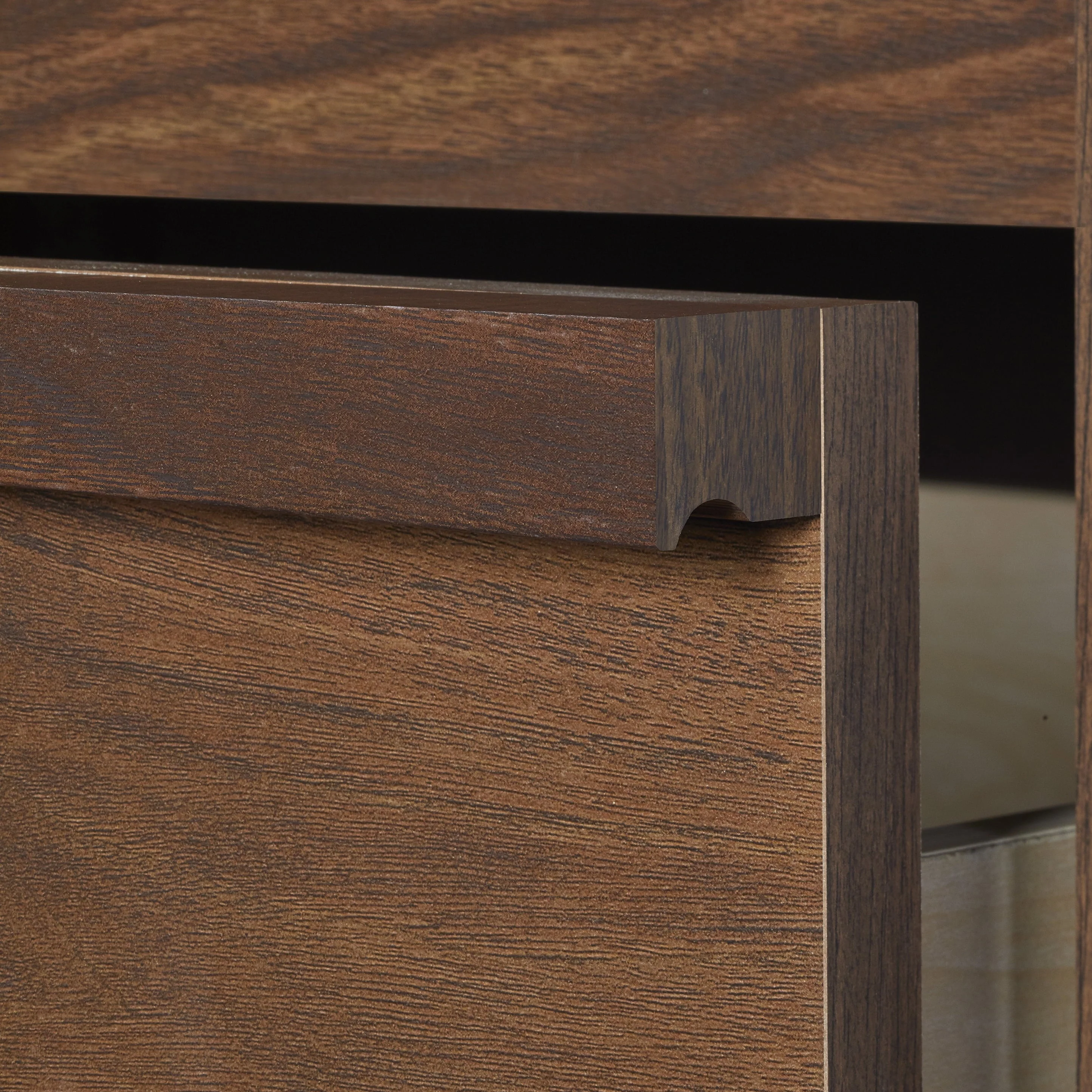 Better Homes and Gardens Montclair 6-Drawer Dresser, Vintage Walnut Finish - Image 4
