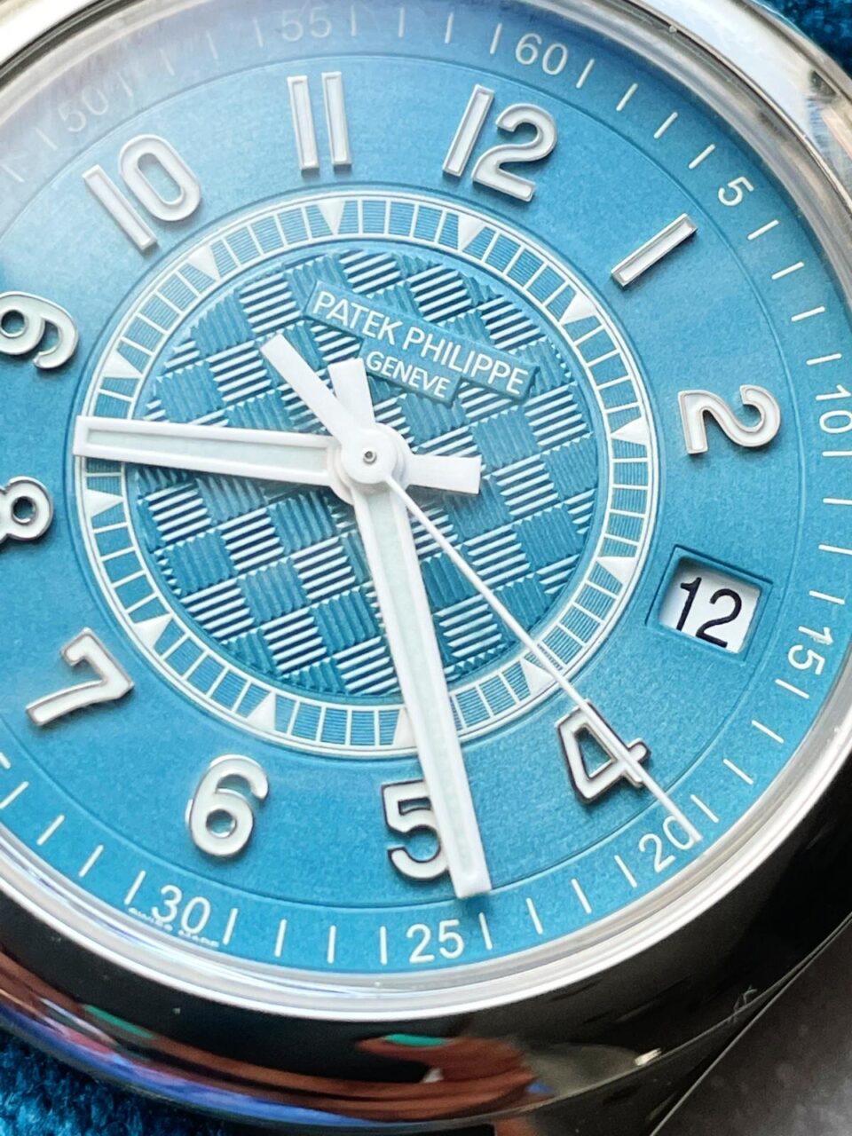 Replica PATEK PHILIPPE Calatrava 6007A-001 SS ZF 1:1 Best Edition Blue Dial on Blue Leather Strap A324CS - Top club