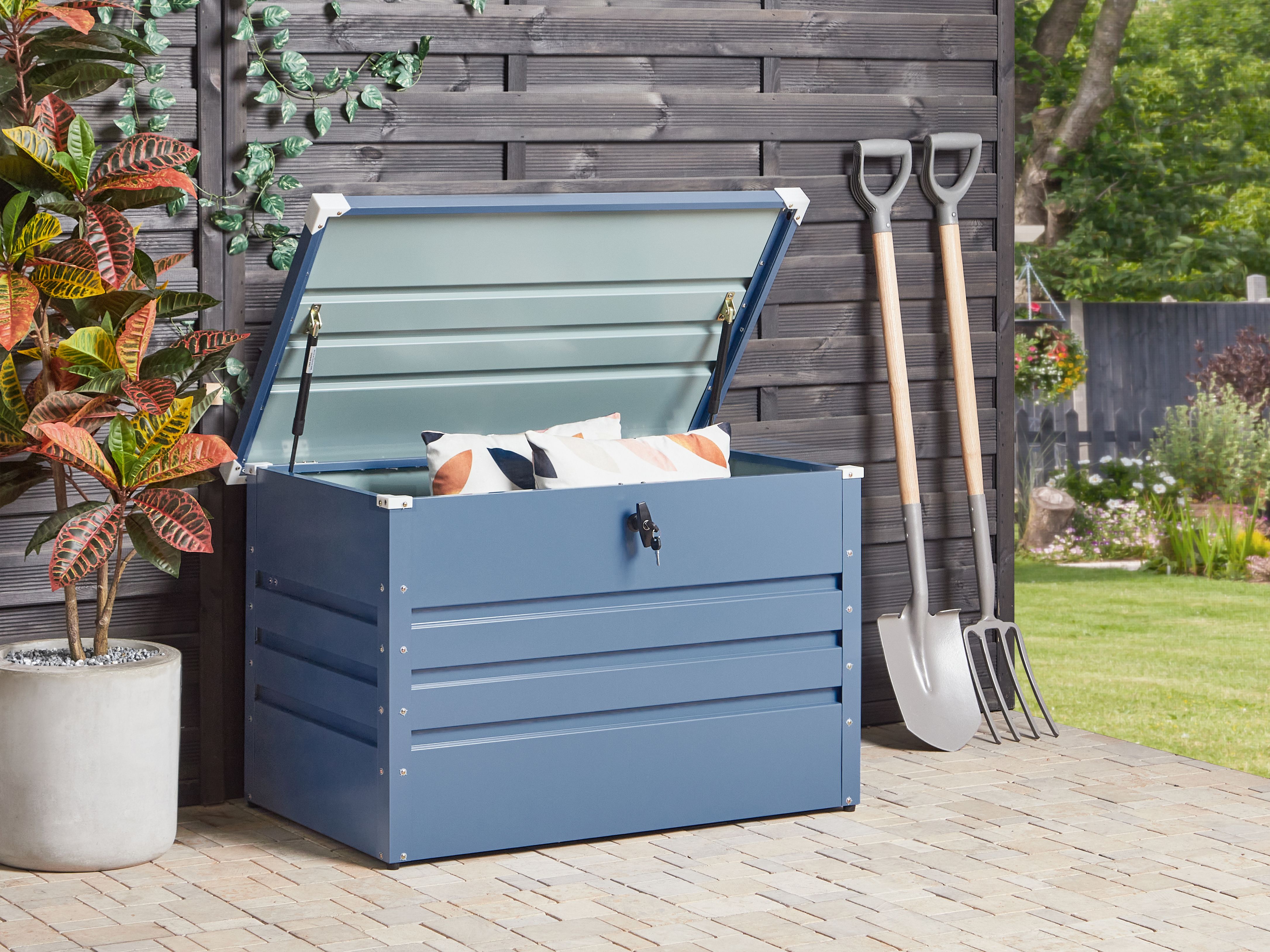 Storage Box CEBROSA 100 cm 62 cm Blue