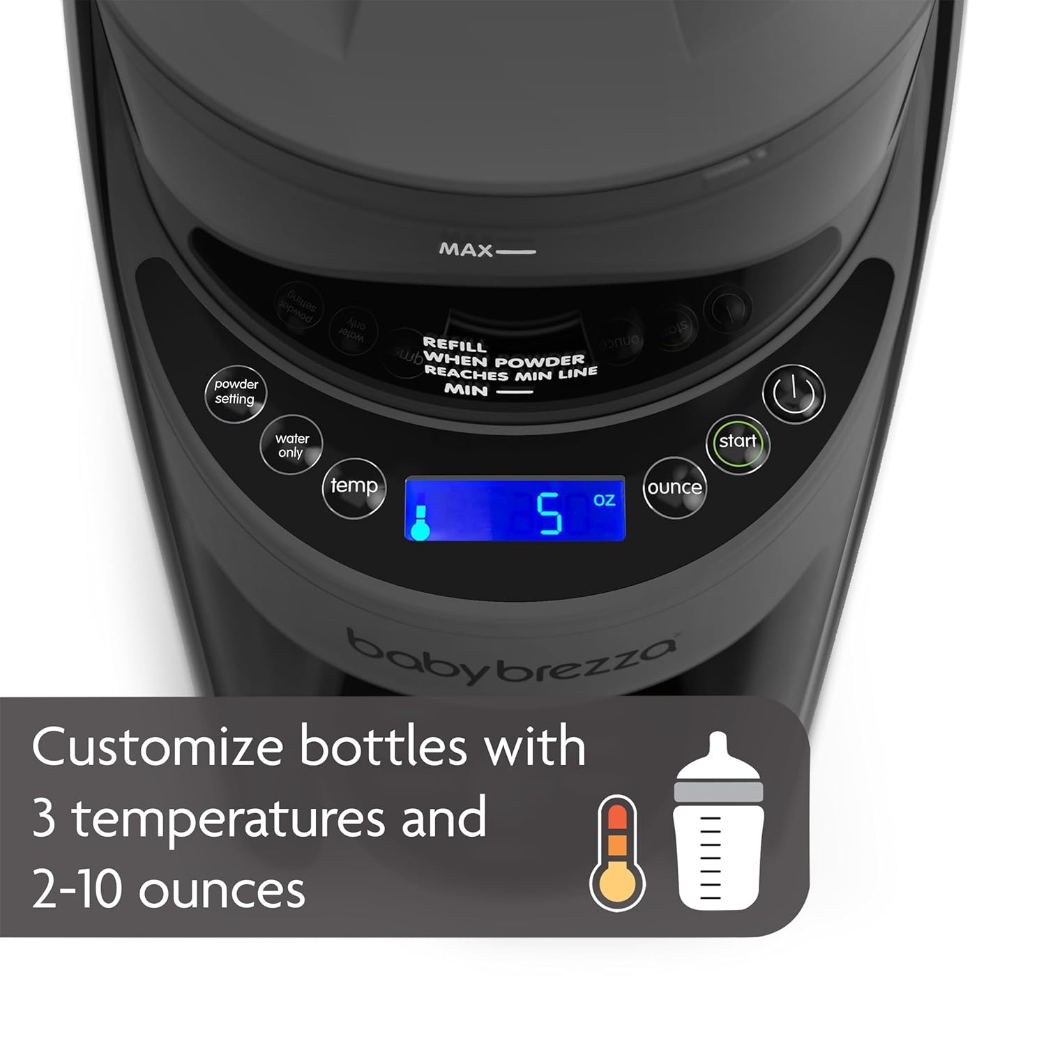 Baby Brezza Formula Pro Advanced Dispenser, Automatic Warm Formula Maker, BPA-Free, White - Image 24