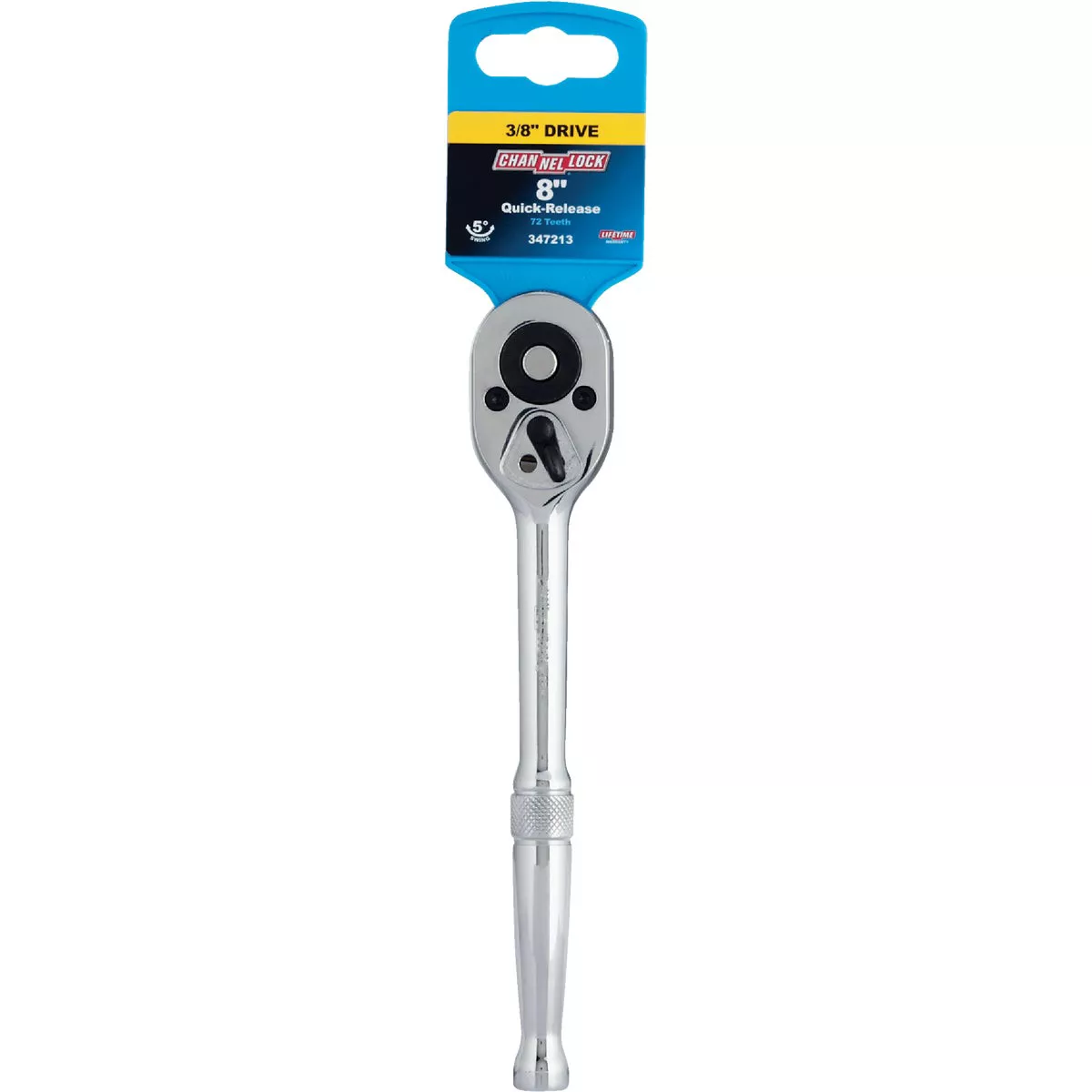Channellock 3/8 In. Drive 72-Tooth Quick Release Ratchet