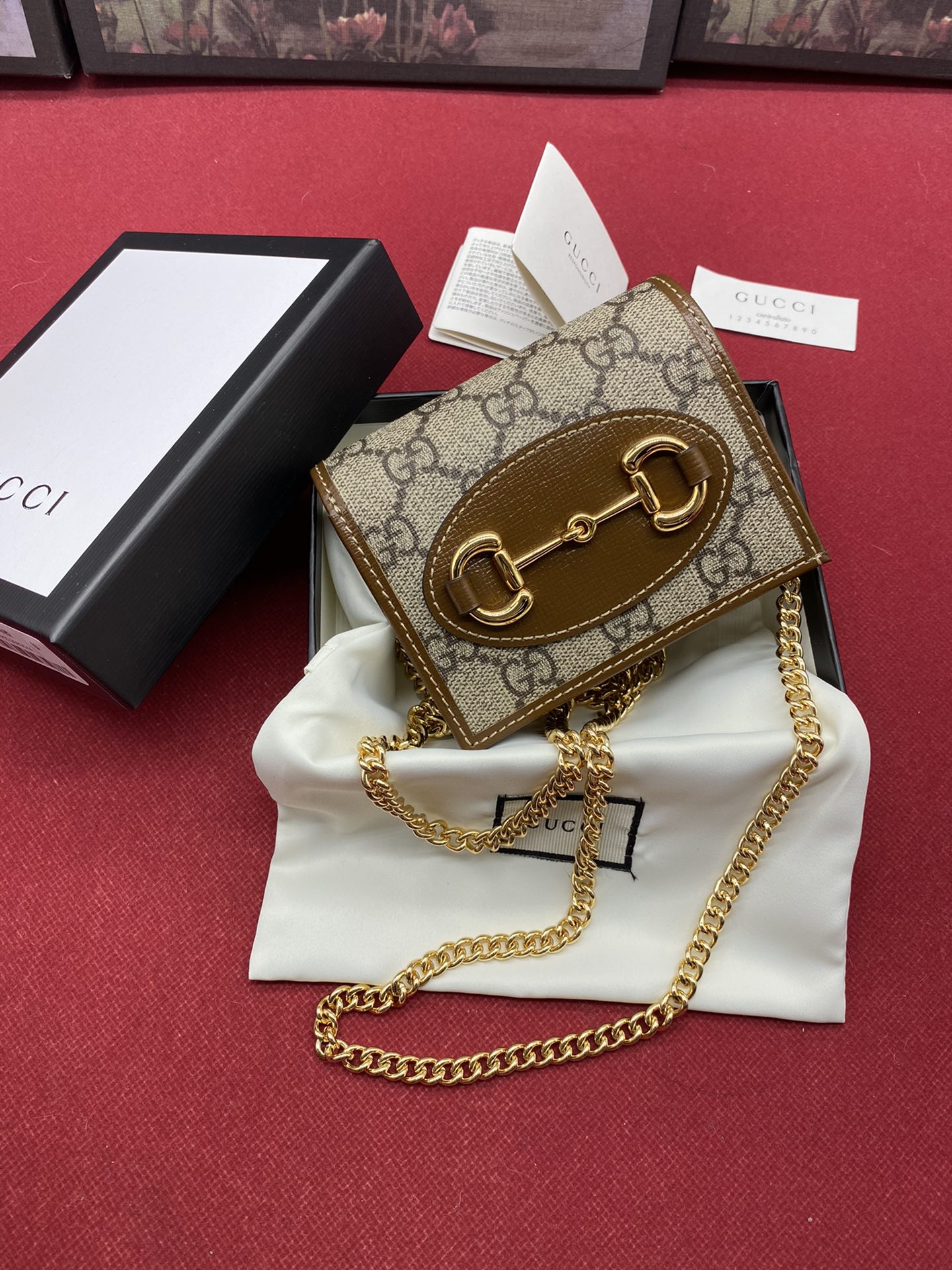Replica Gucci Horsebit 1955 Card Case Wallet 6218871:1High-quality replica