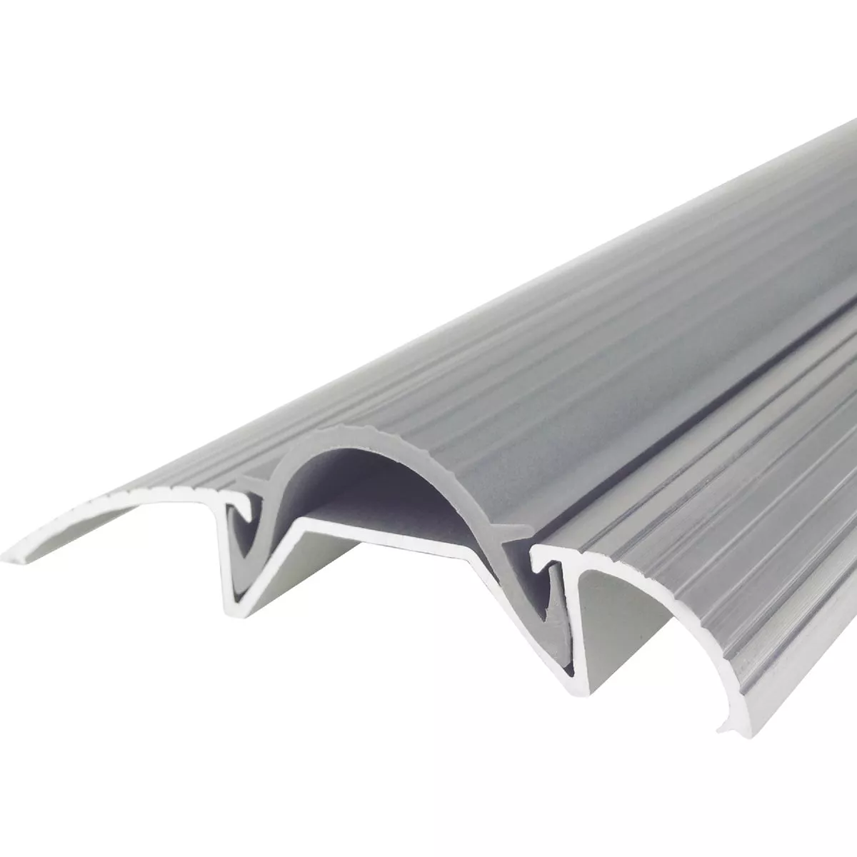 M-D Building Products 3 In. x 3/4 In. x 36 In. Silver Aluminum and Vinyl Economy Low-Profile Threshold