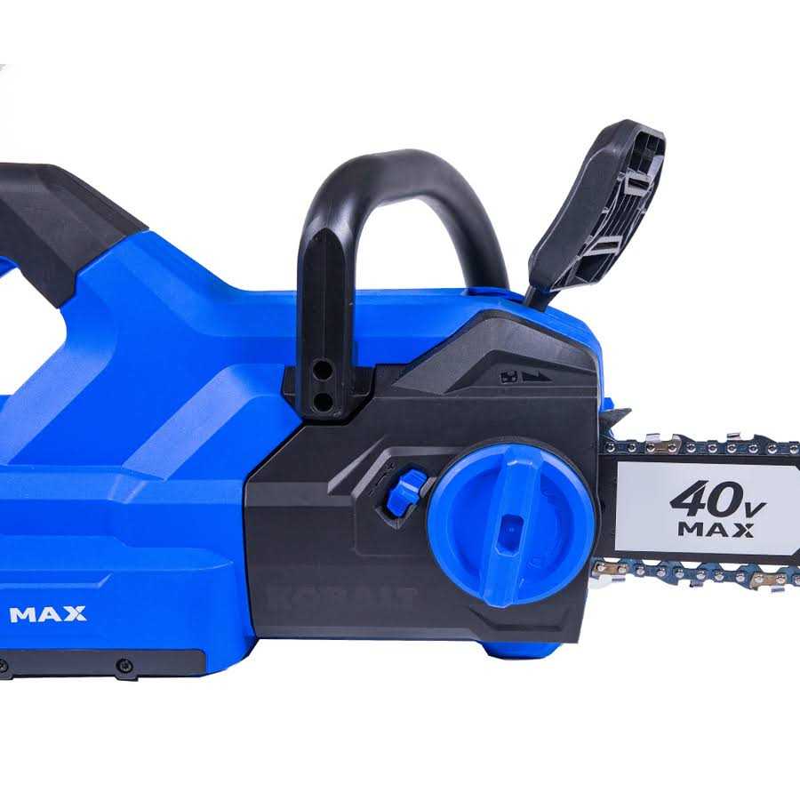 Kobalt Gen4 40-Volt 14-in Brushless Battery Chainsaw 4 Ah - KCS 1040A-03 - Image 5 Kobalt Gen4 40-Volt 14-in Brushless Battery Chainsaw 4 Ah - KCS 1040A-03 - Image 5