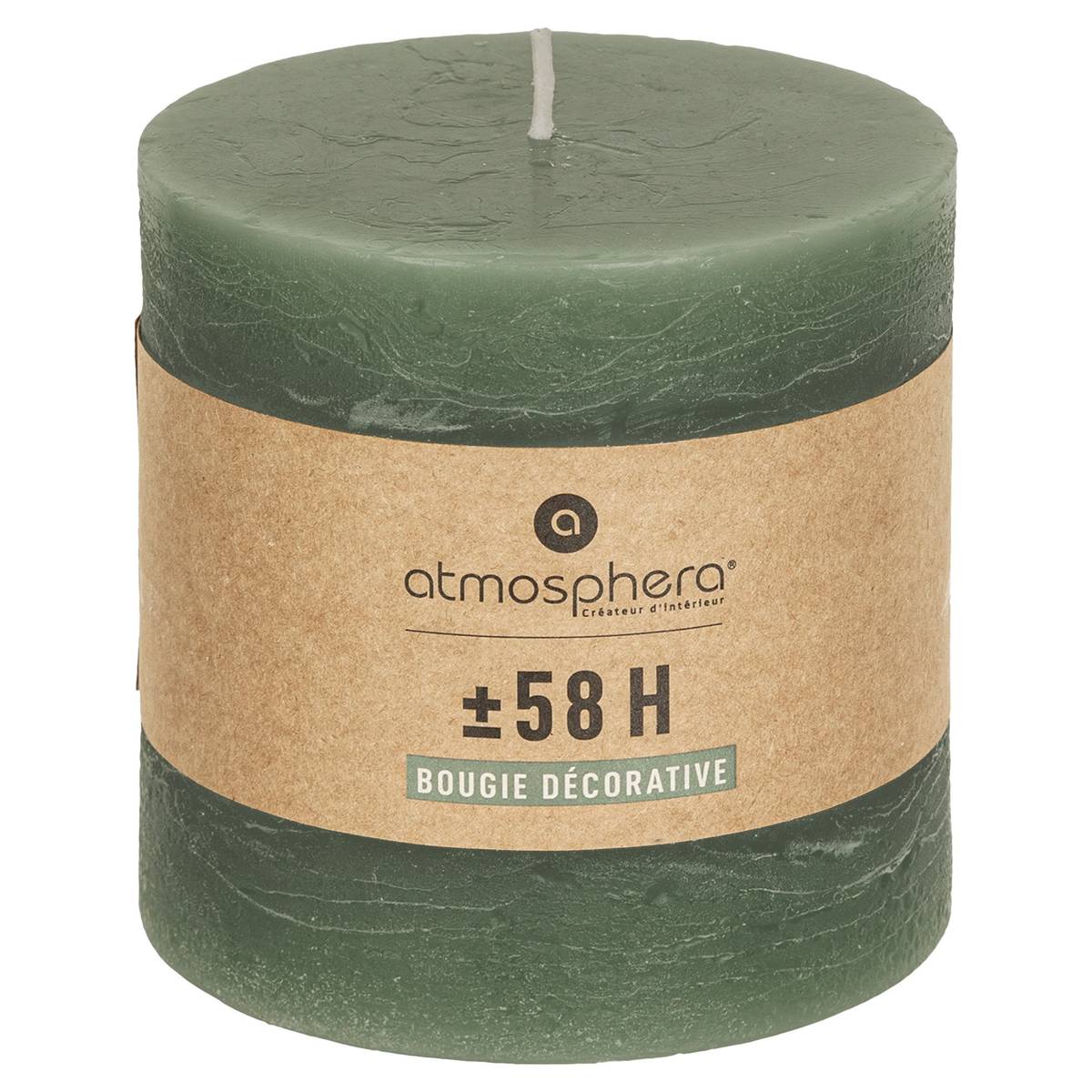 Rustic candle Eucalyptus green, 663g