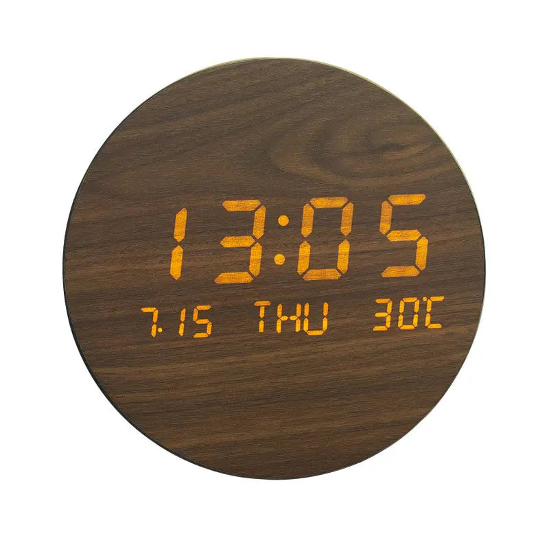 WoodenWake | Milieuvriendelijke LED Klok voor op het Bureau