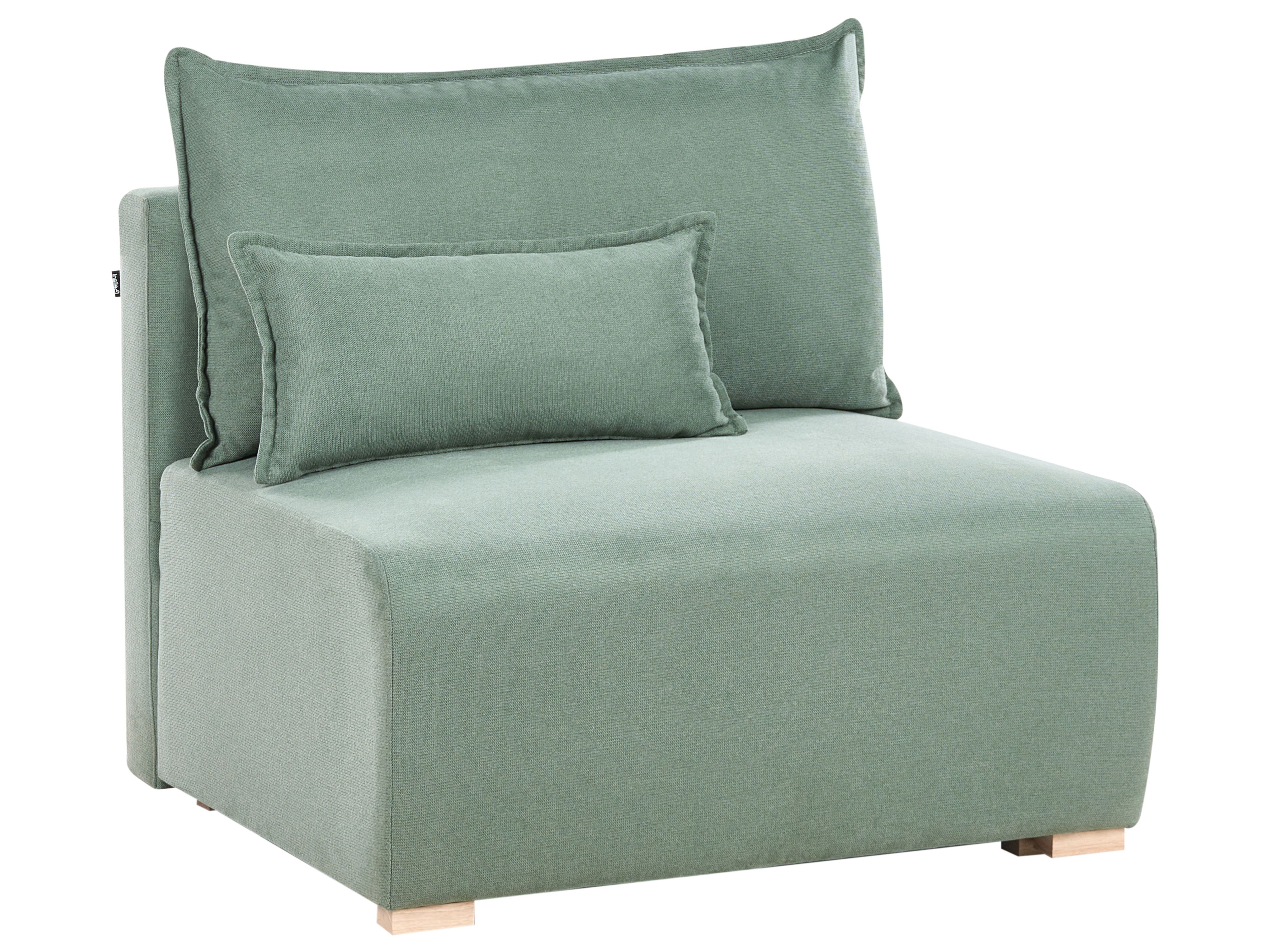 1-Seat Section NERBO Fabric Light Green