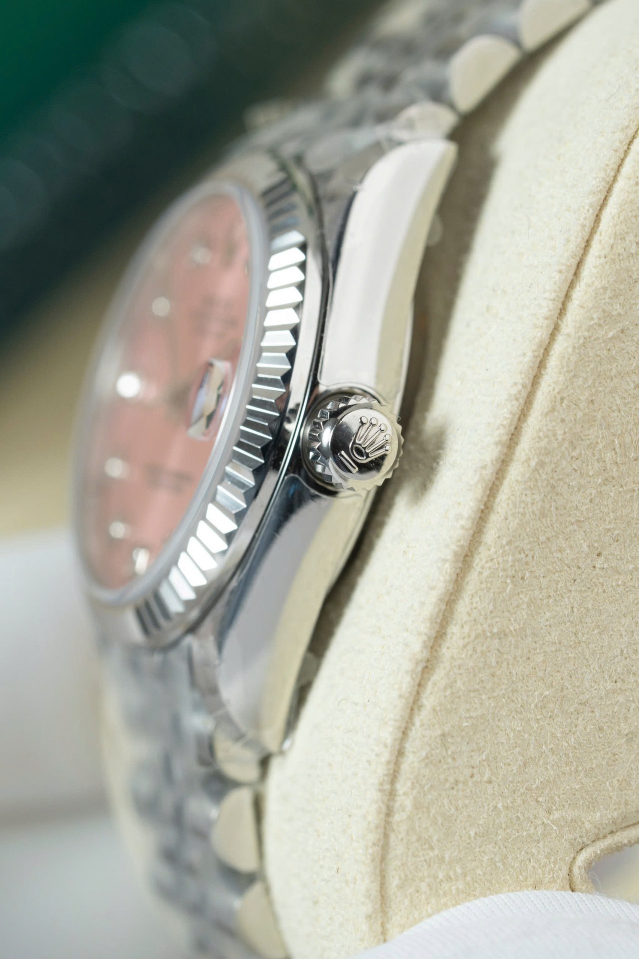 Rolex DateJust Lady Replica Watch Pink Dial Jubilee Strap 31mm - Top club