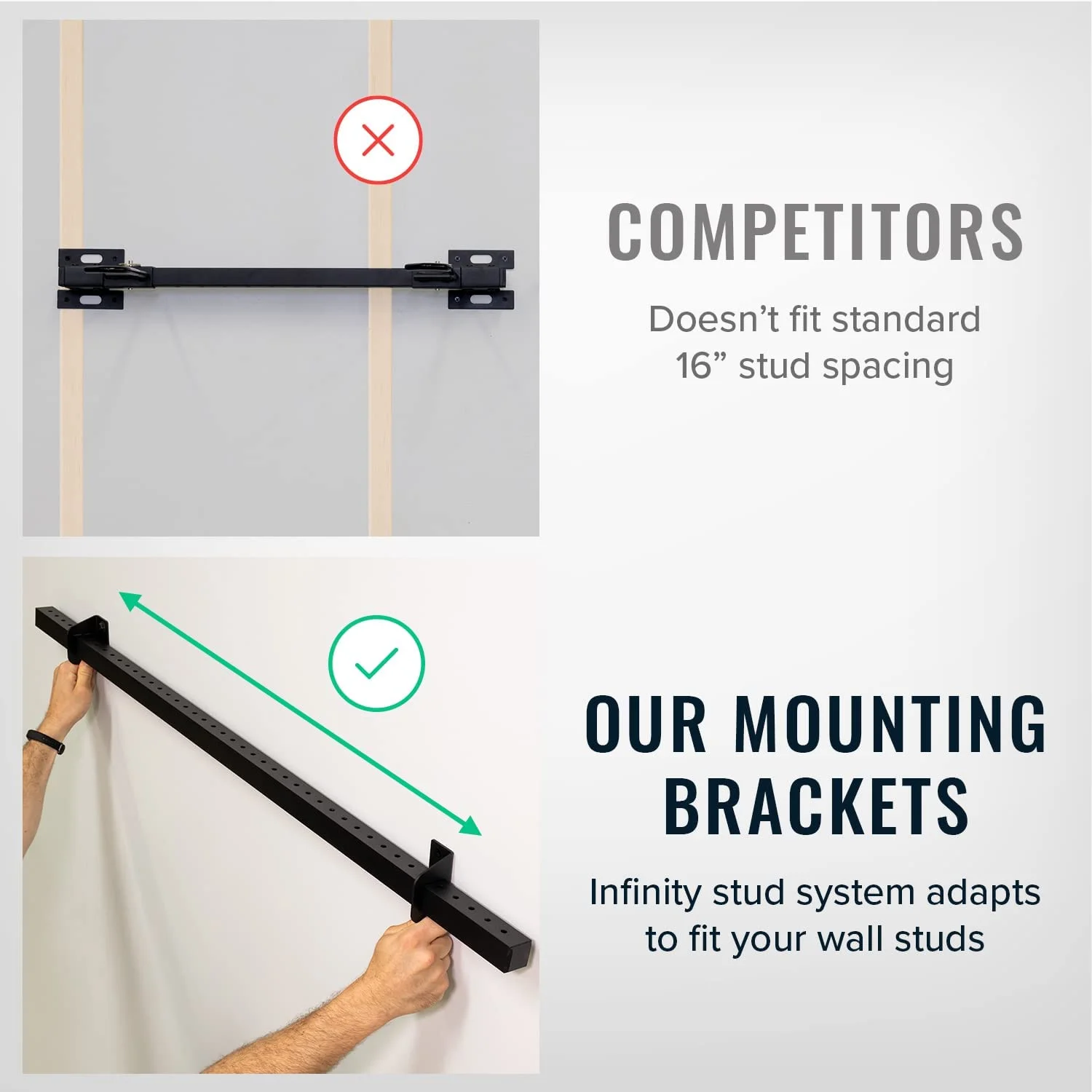 Bike Storage Rack �C Heavy Duty Garage Bike Rack for 5 Bicycles, Space-Saving Vertical Bike Rack, Adjustable Wall Bike Mount for Garage Organizer, Bicycle Hanger, Holds 300 lbs