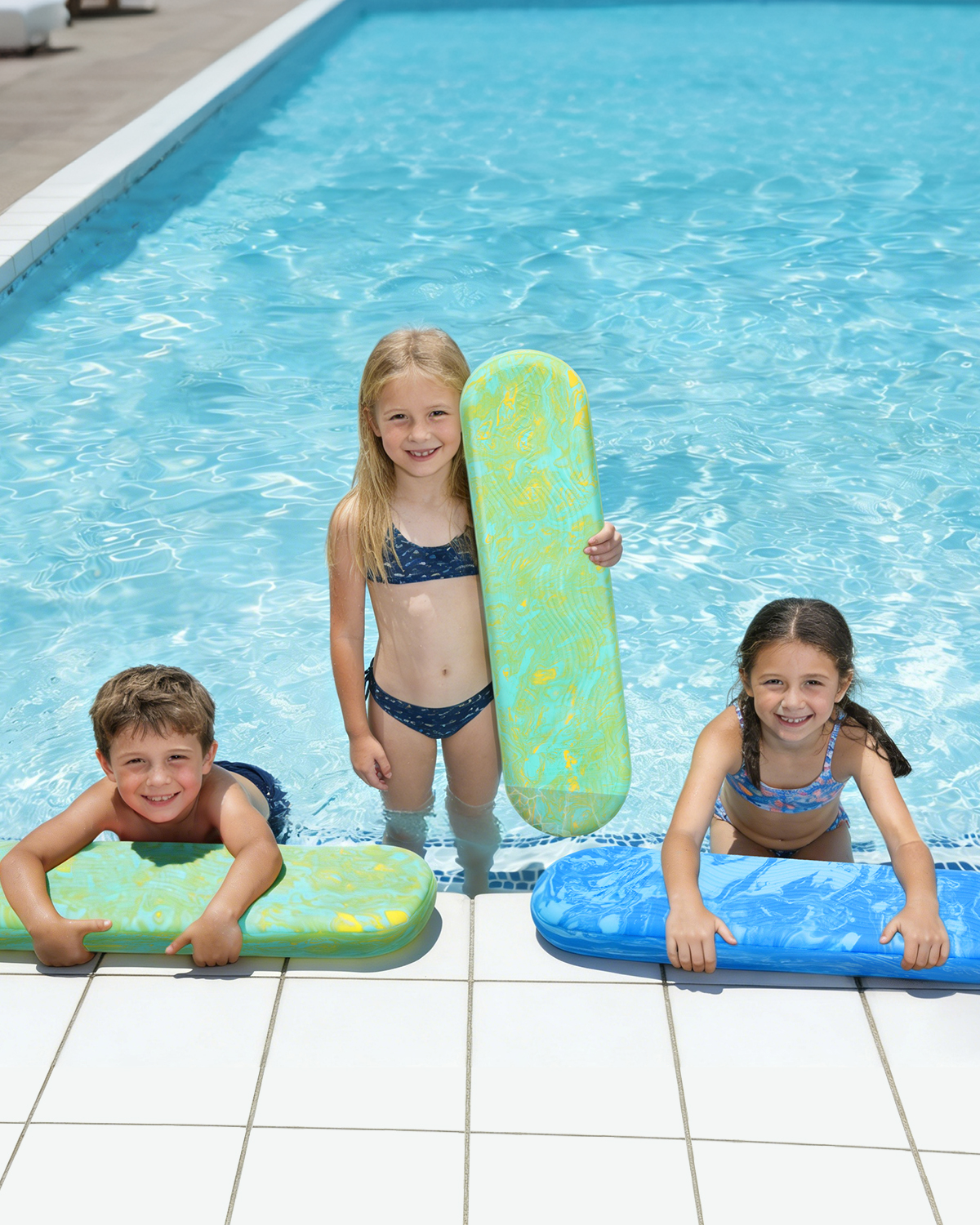 New EVA Underwater Pool Skateboard Kids Swimming Floating Body Board Lightweight Pool Surf Training Float Board