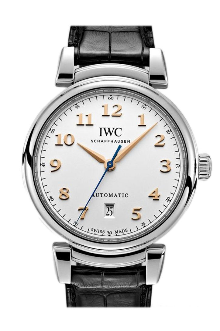 IWC Da Vinci Silver Dial Automatic Leather 40.4mm Men's Watch IW356601(1:1 replica) - Top club