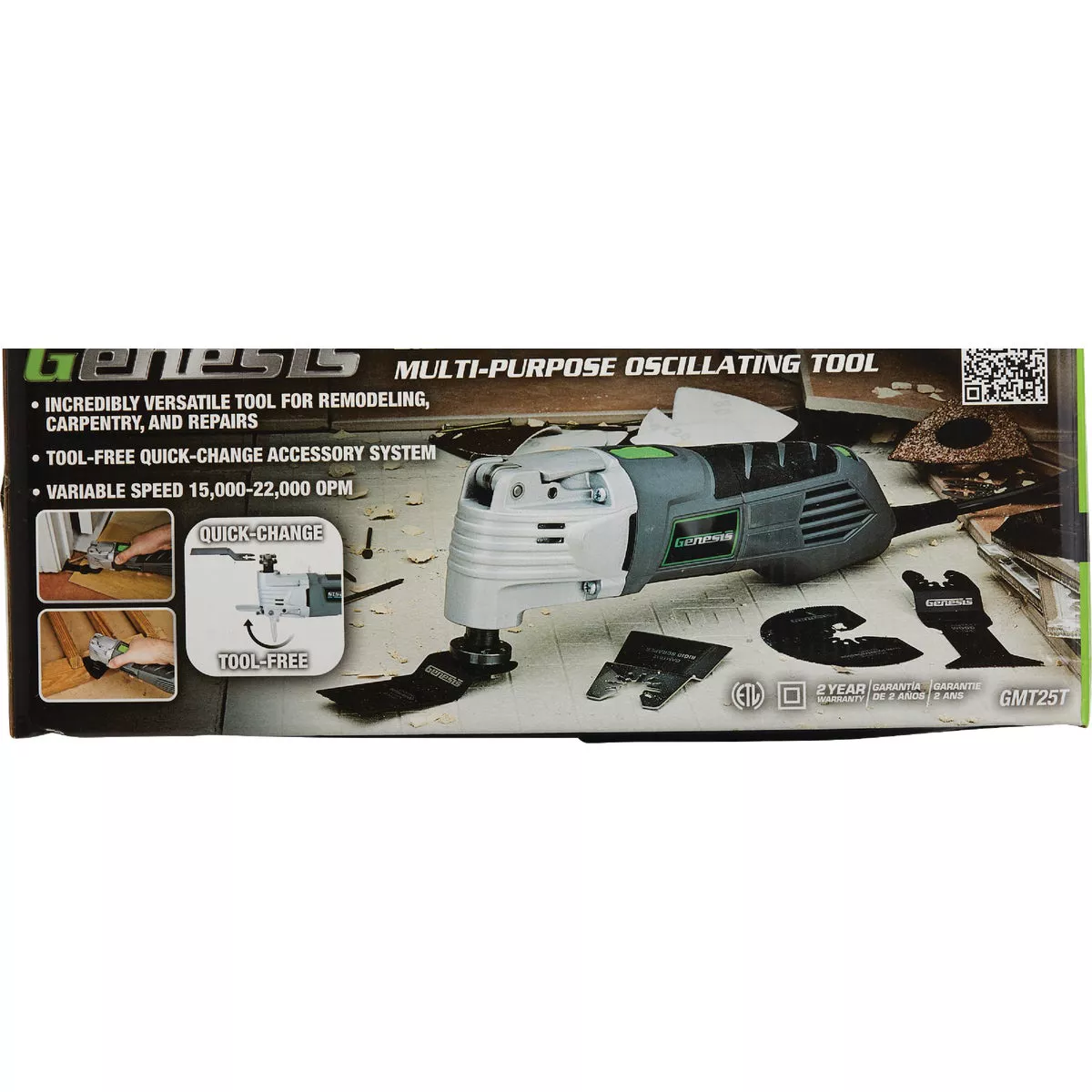 Genesis 3.5 Amp Variable Speed Oscillating Multi-Tool Kit