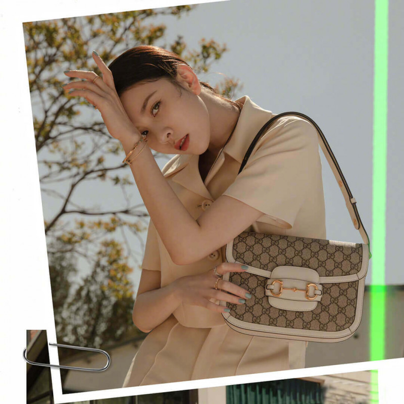 Replica Gucci 1955 Horsebit Gg Supreme Shoulder Bag 6022041:1High-quality replica