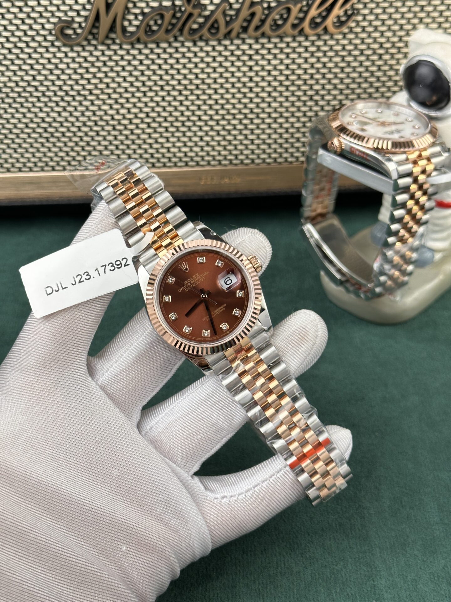Rolex Replica 11 Watch DateJust Rose Gold Chocolate Dial GM Factory 36mm - Top club