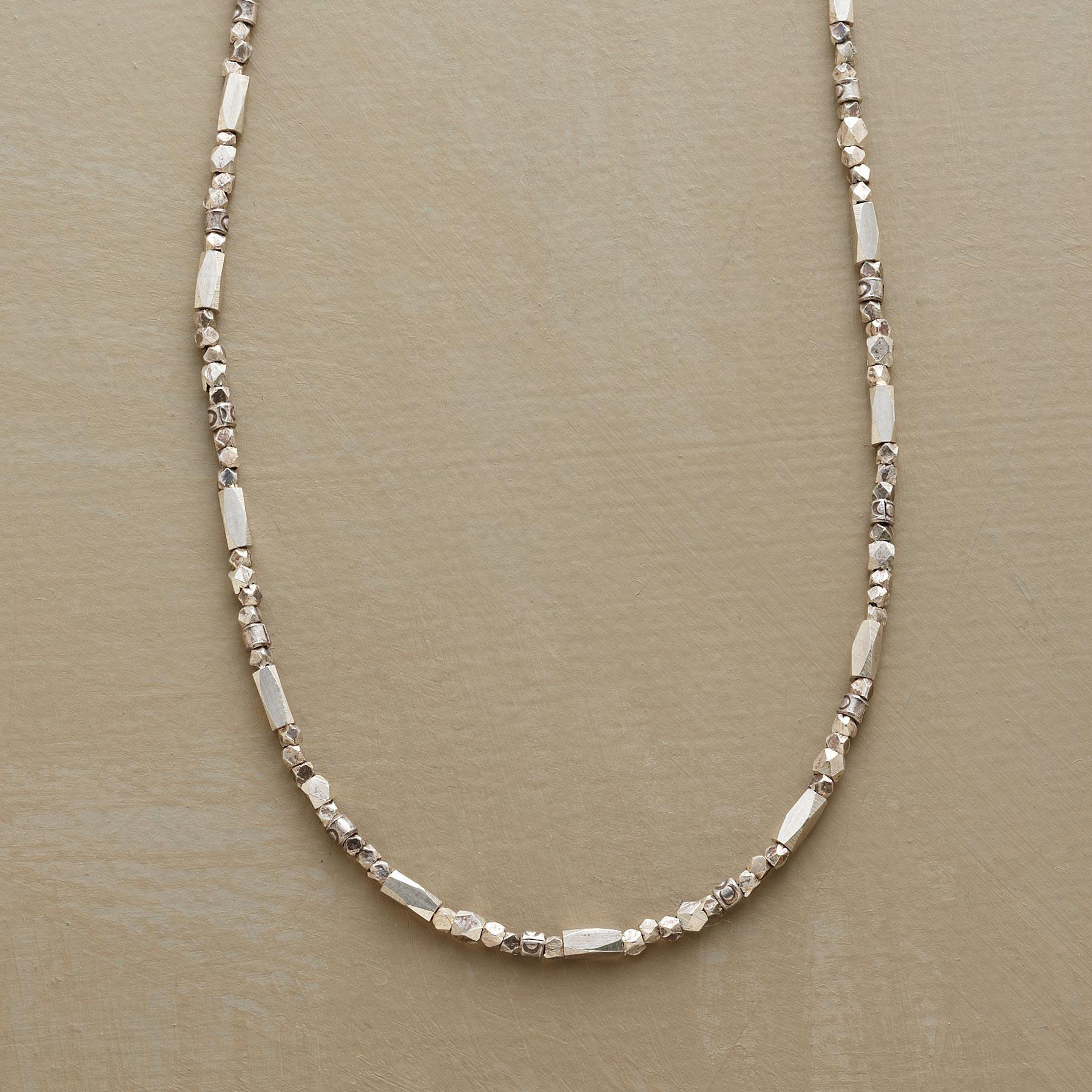 Scintillating Silver Necklace - Sundance Clothing