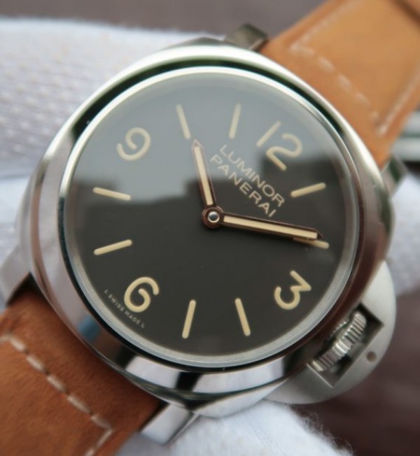 Replica Panerai Luminor PAM390 Brown Leather Strap P.5000 - Top club