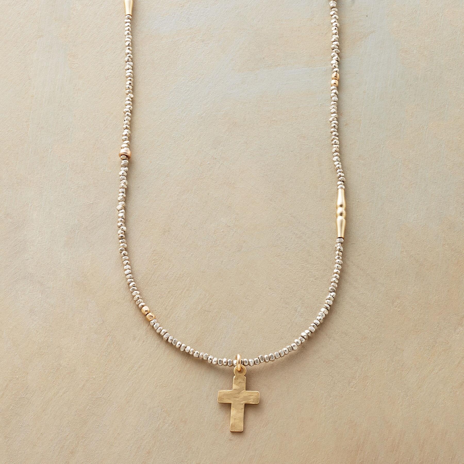 Carved Cross Necklace - Sundance Clothing
