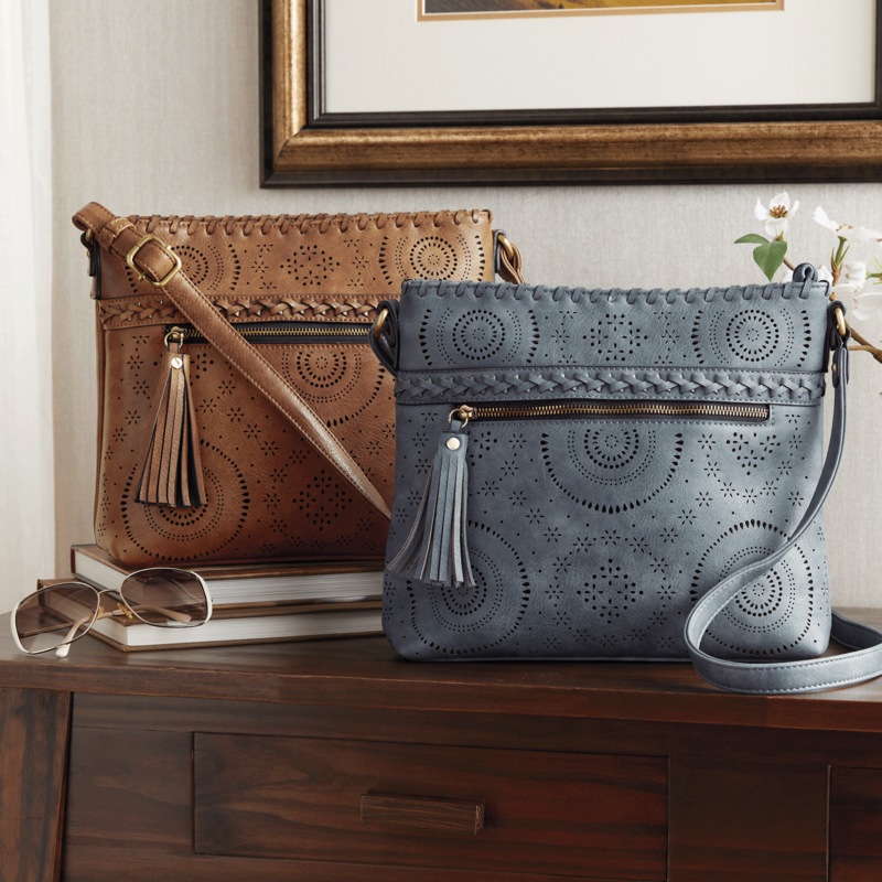 M.C. Handbags Calm Crossbody - MIDNIGHT VELVET CATALOG