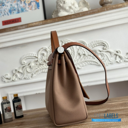 Hermès Herbag Zip 31 Bag | 31x25x10 cm | Luxury Canvas & Leather Shoulder Bag for Women | Spacious Everyday Hermès Tote1:1High-quality replica