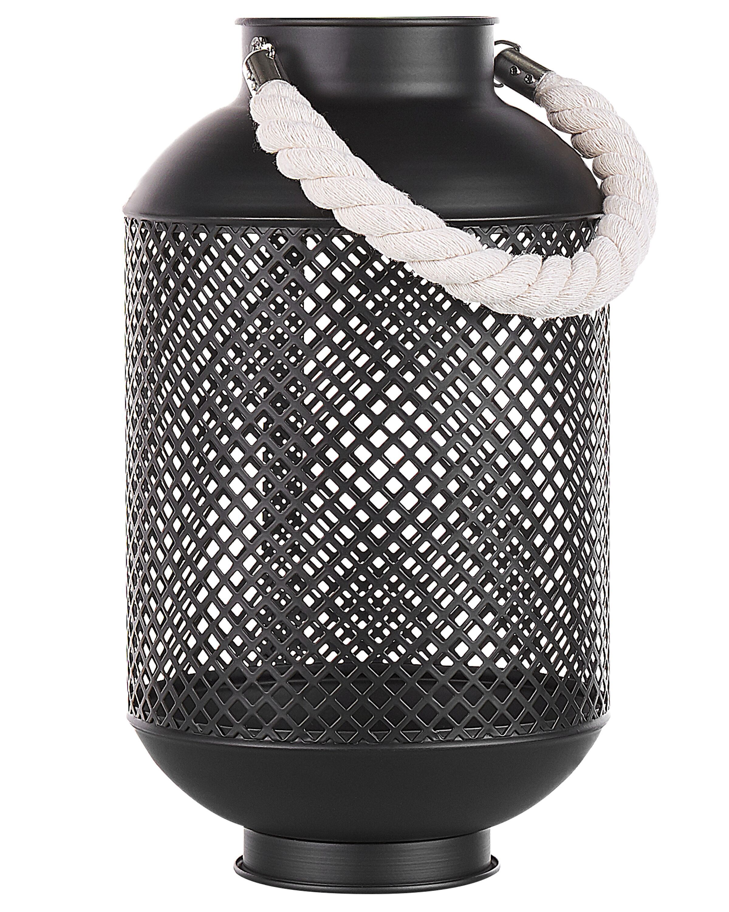 Lantern CORON Metal 34 cm Black