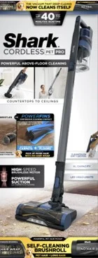 Shark Pet Pro Cordless Stick Vacuum Cleaner with Powerfins Brushroll, 40-Min Runtime, WZ250 - Image 17