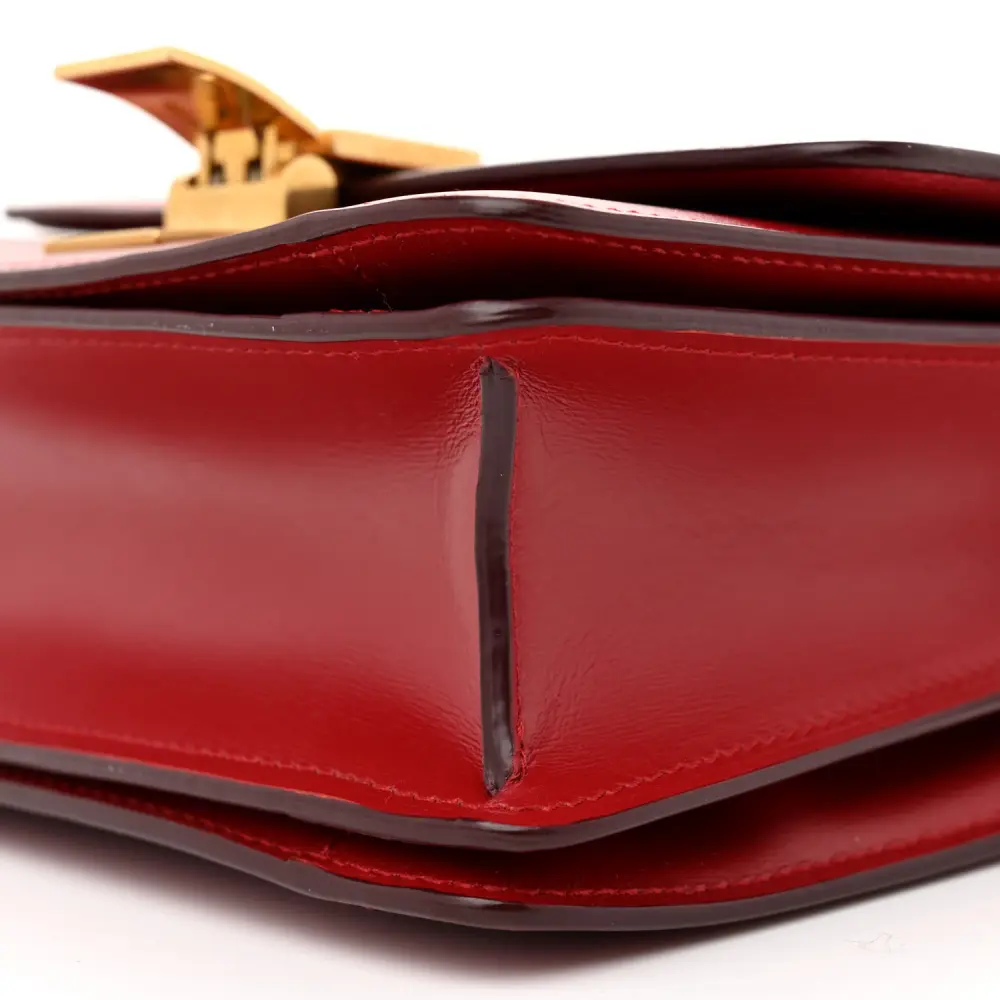 Replica Handbags Guide: Celine Red Box Calfskin Leather Flap1:1High-quality replica