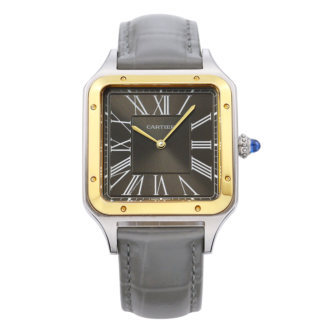 Cartier Santos Dumont Women's 44mm Couple's Watch - Gold Grey(1:1 replica) - Top club