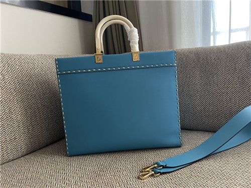 fendi sunshine tote medium blue - Replicaclubs