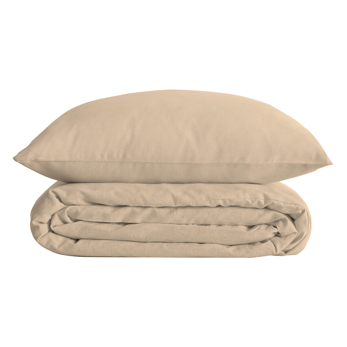 Bed linen set "Landiha" Percale, Beige, 240x220 cm