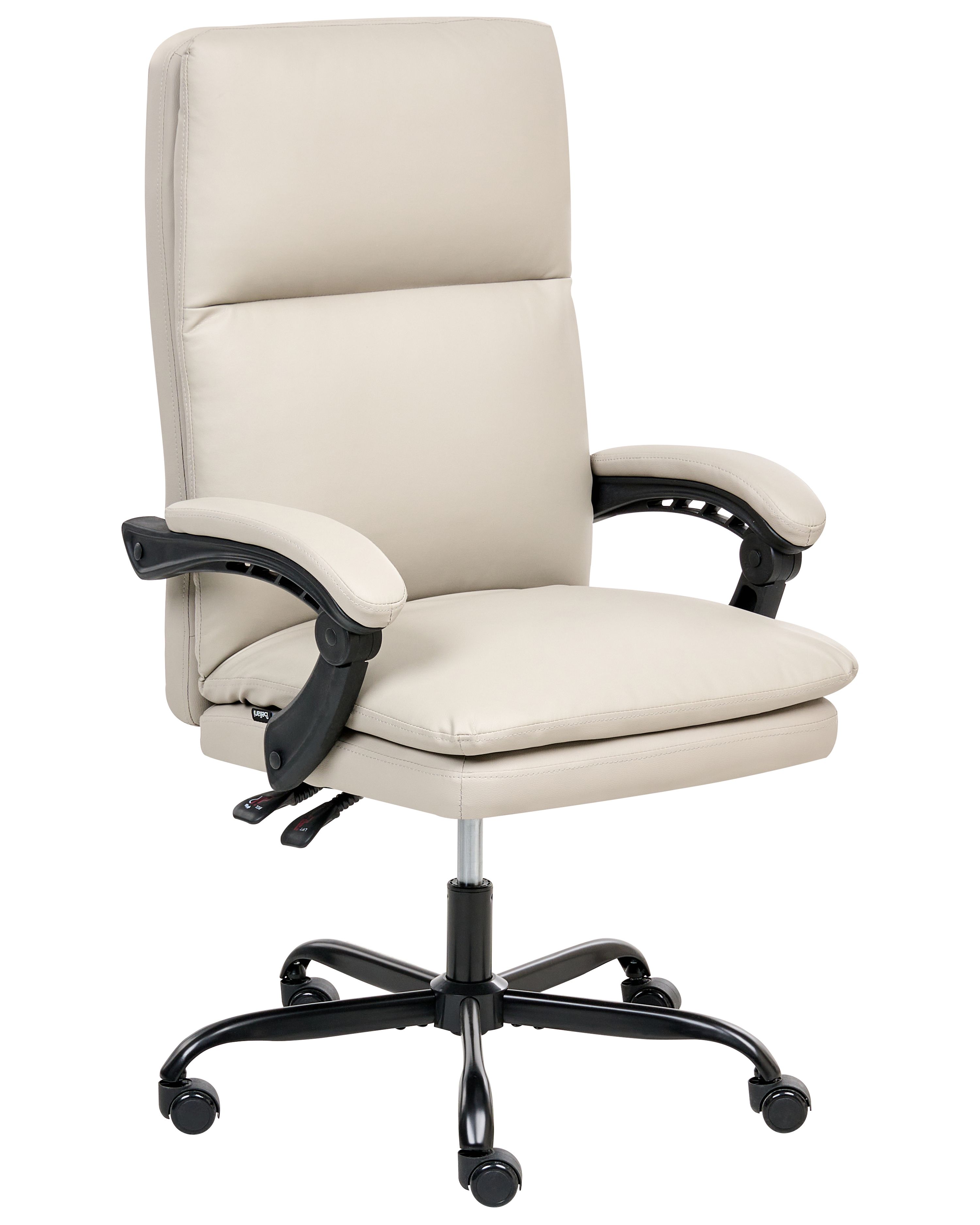 Executive Chair SERENE Faux Leather Light Beige