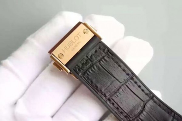 Replica Hublot Big Bang 44mm Vendome Real Tourbillon Rose Gold Black Gummy - Top club