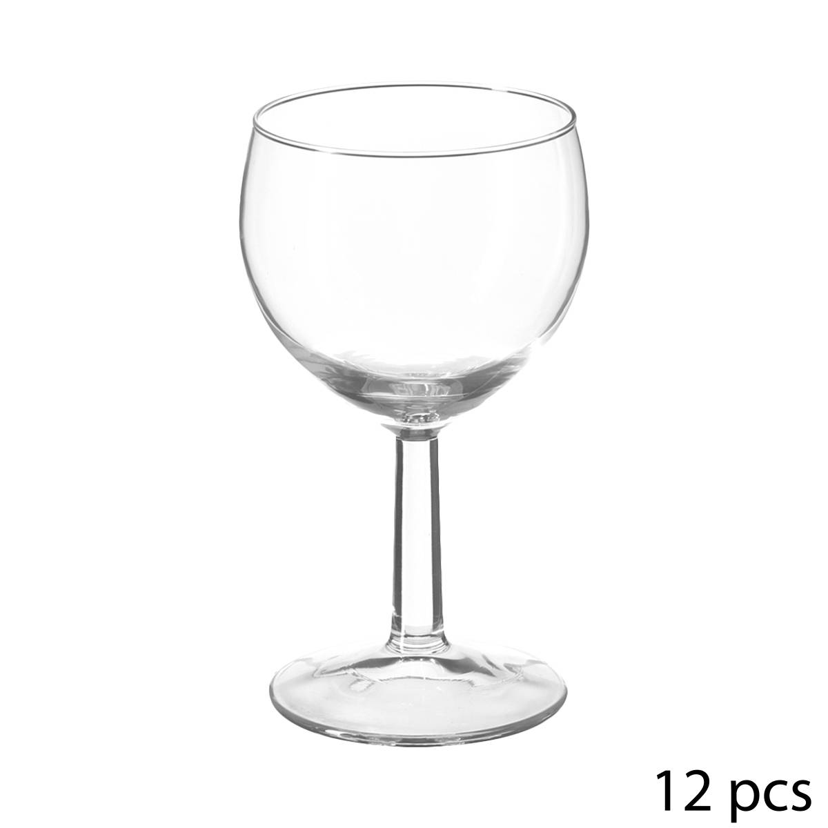 Set of 12 balloon glasses "Fiona" 190 ml, Transparent