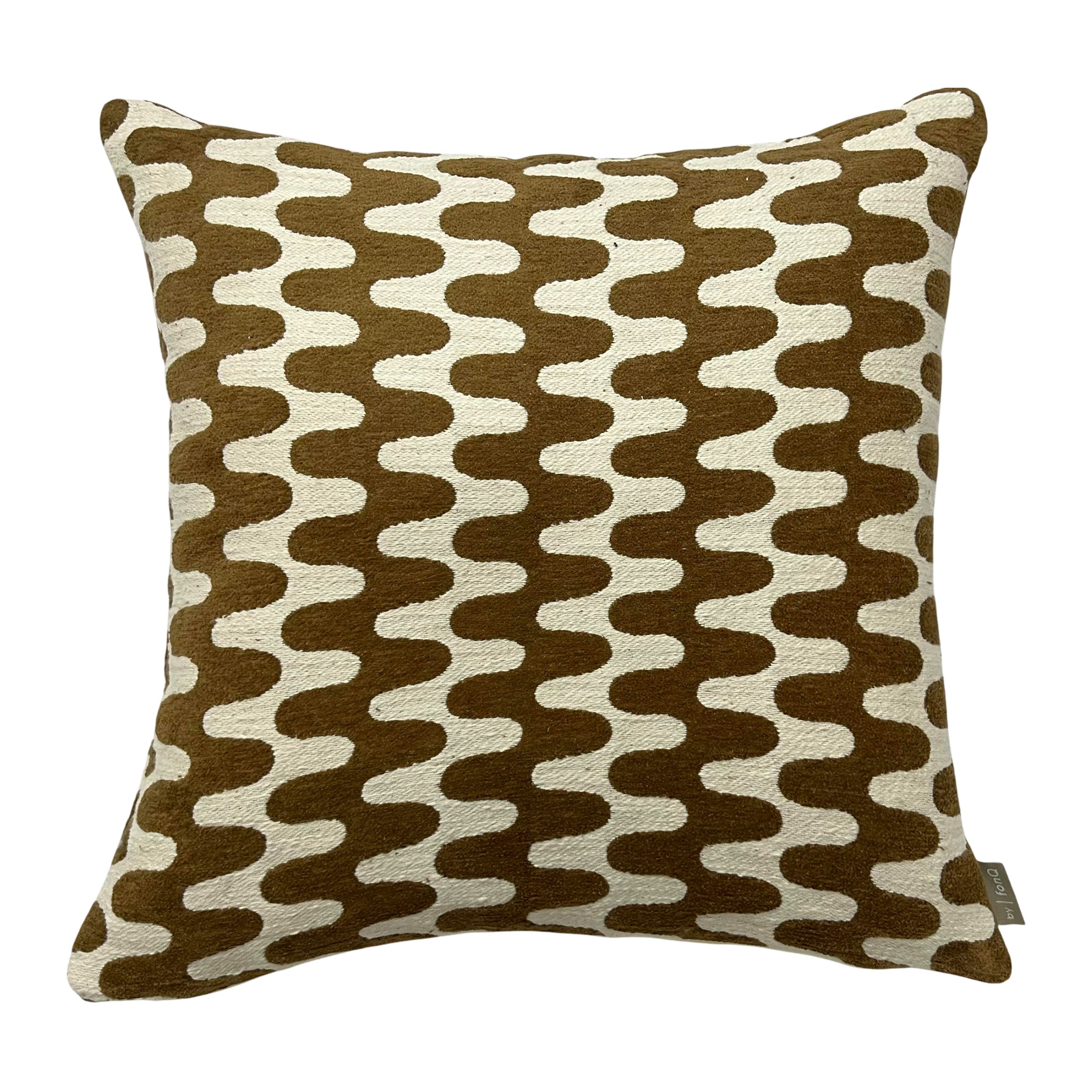 Blokker Wavies Sierkussen 50 x 50 cm - Toffee