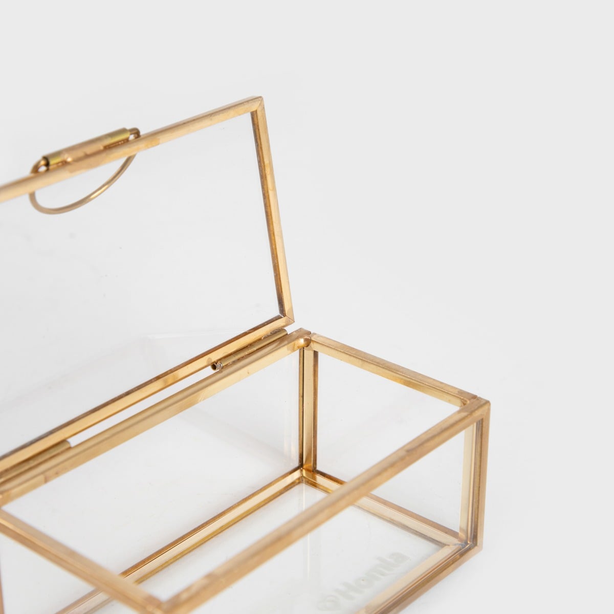 Szkatułka na biżuterię GRAZIA mini złota 9x4x5cm