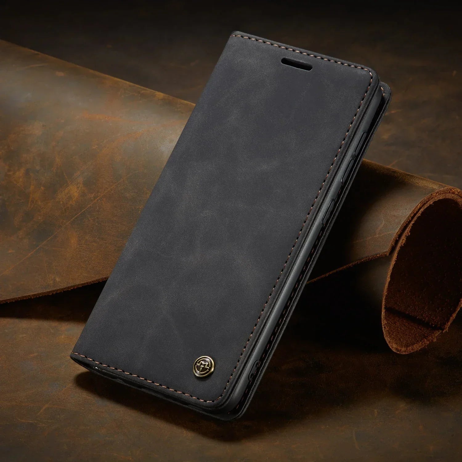Slanke Telefoonhoes met Pasjeshouder en Portemonnee voor Samsung Galaxy - Hoogwaardig Kunstleer, Magnetisch Ontwerp, Diverse Kleuren