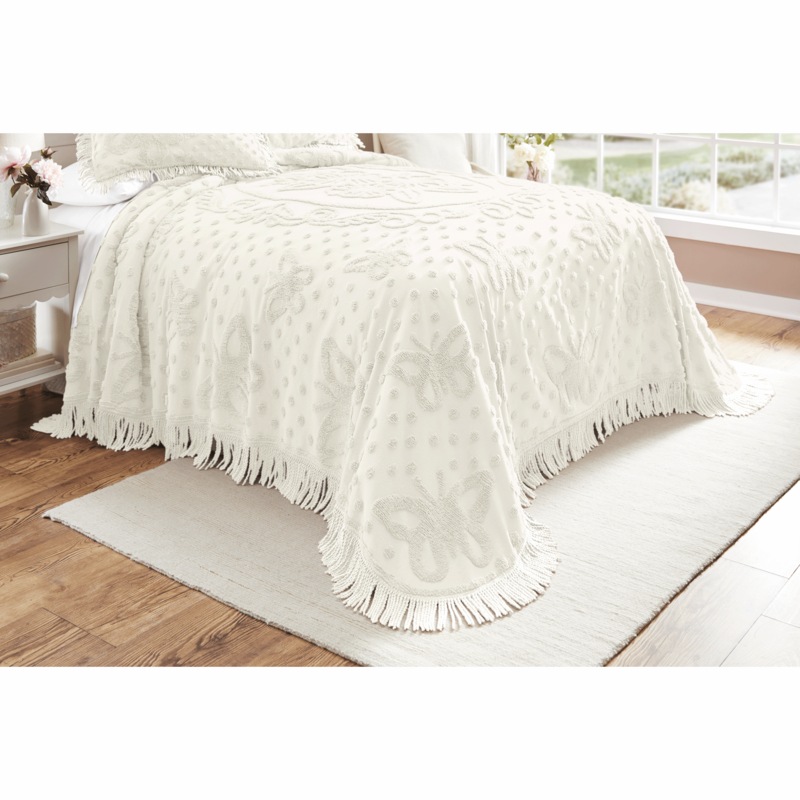 Addi Chenille Bedspread - MIDNIGHT VELVET CATALOG