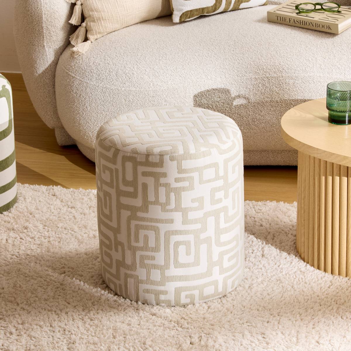 Pouf "Delor" White