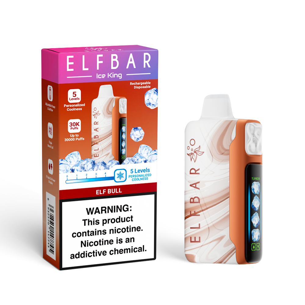ELF BAR ICE KING 30K ładowalny jednorazowy e-papieros (wszystkie smaki)