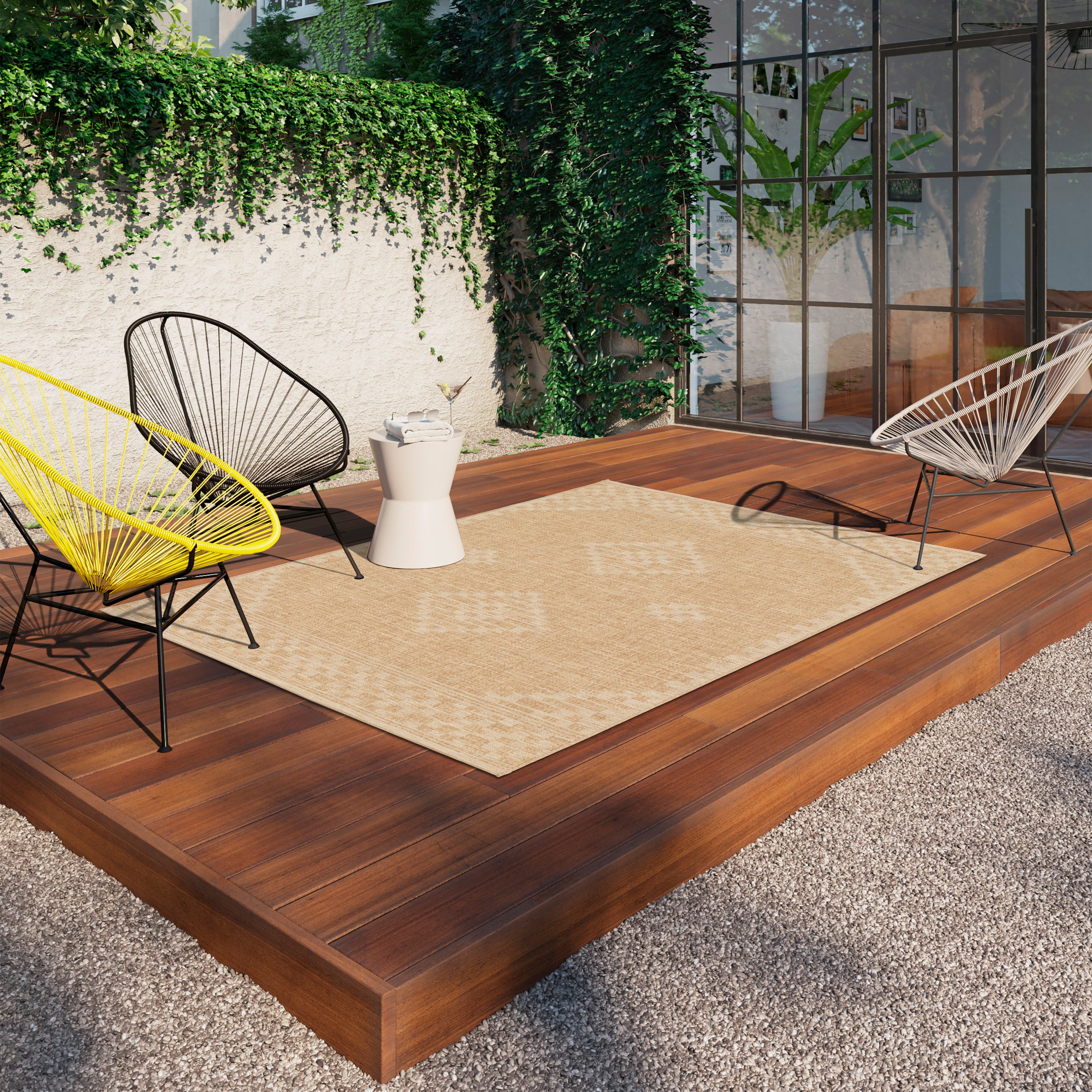Blokker Saga Vloerkleed 160 x 230 cm - Naturel