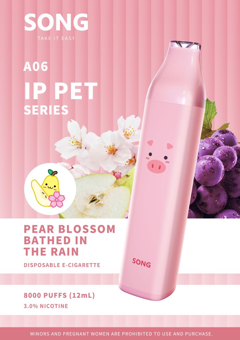 （2 pack）SONG  A06-IP Pet – 8000Puffs