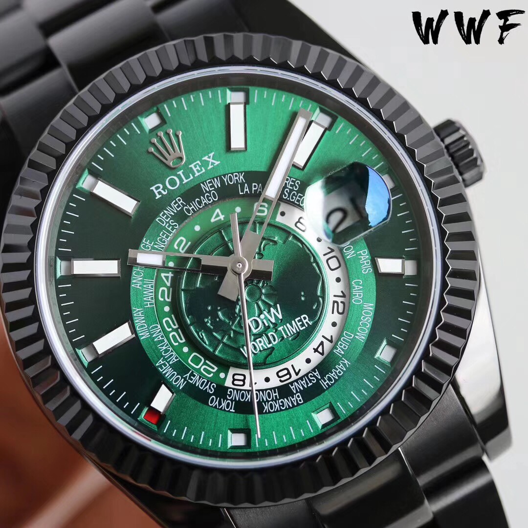 Rolex Skywalker ROLEX Series - DIW Modified - 40MM - Green(1:1 replica) - Top club