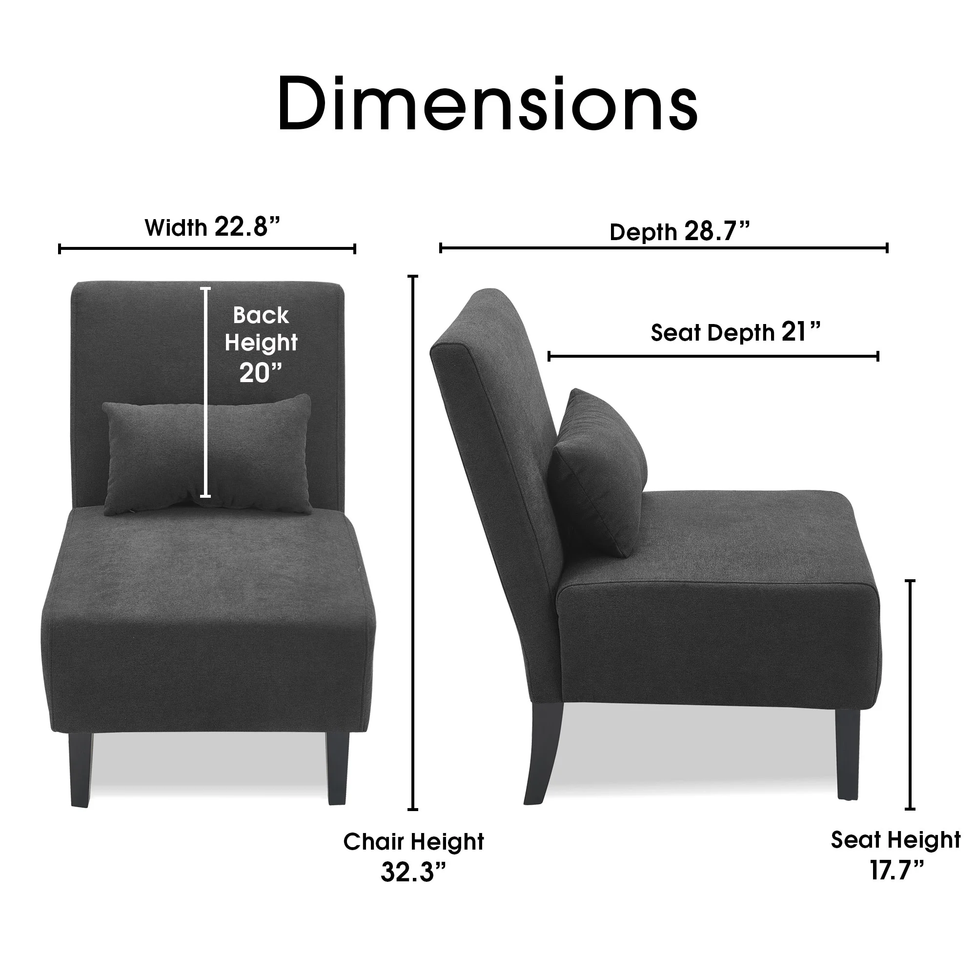 Serta Palisades Slipper Chair Pebble Gray - Image 15