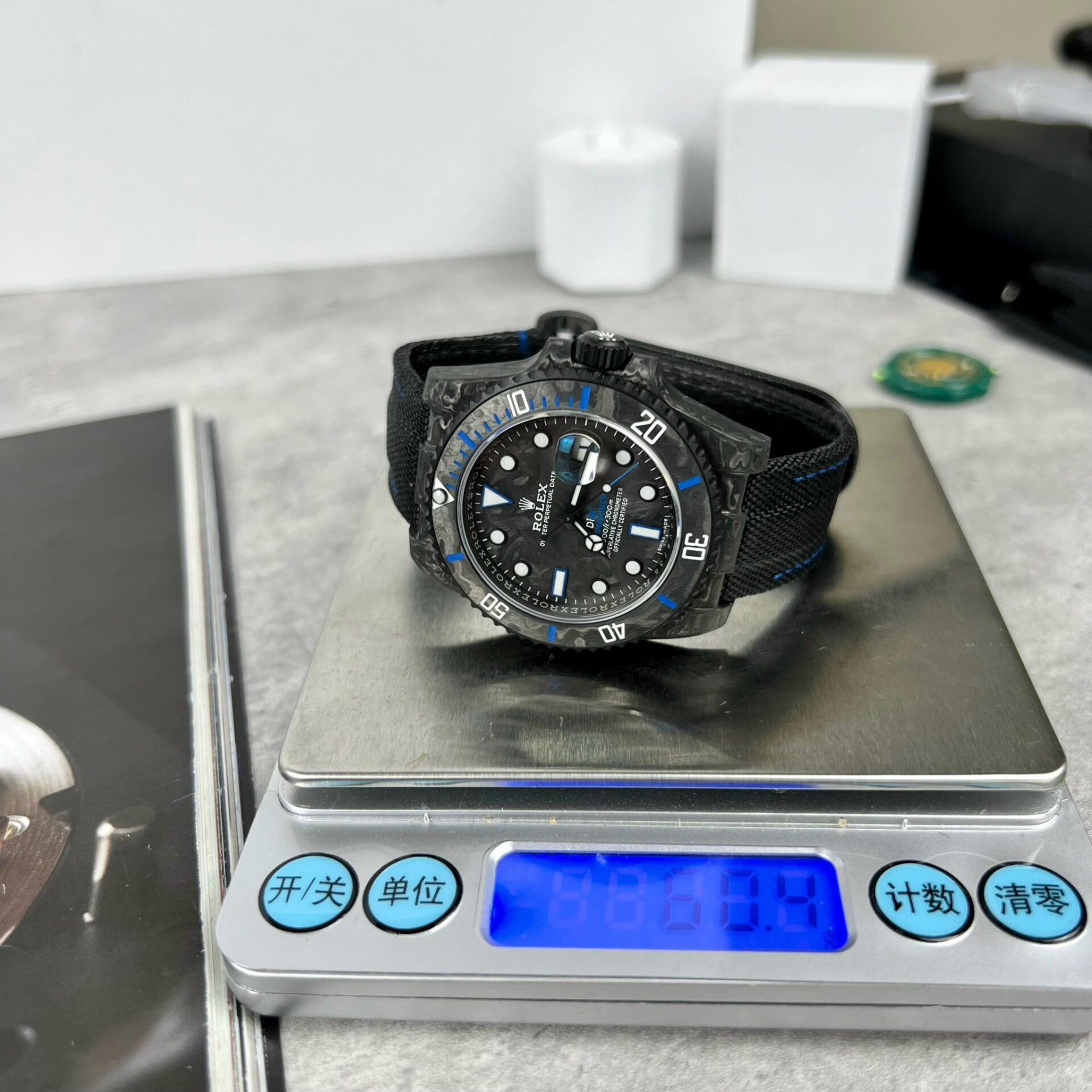 Rolex GMT-Master II Diw Replica 1:1 Watch Carbon Ultra Light 40mm - Top club