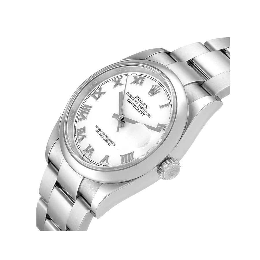 Rolex Datejust 126200-0008 Oyster Steel White Dial Replica - Elite Watch Atelier