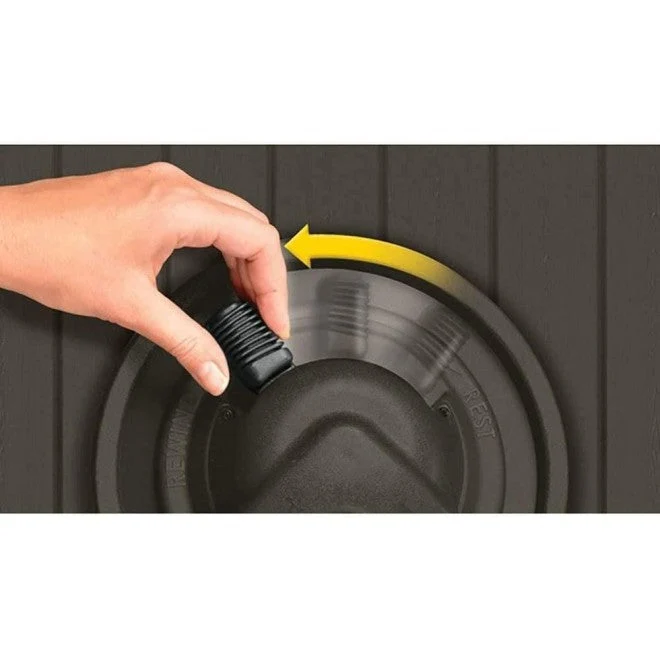 Water-Powered Auto-Rewind Garden Hose Reel, Java, 125-Foot, 2-Pack - Image 2 Water-Powered Auto-Rewind Garden Hose Reel, Java, 125-Foot, 2-Pack - Image 2