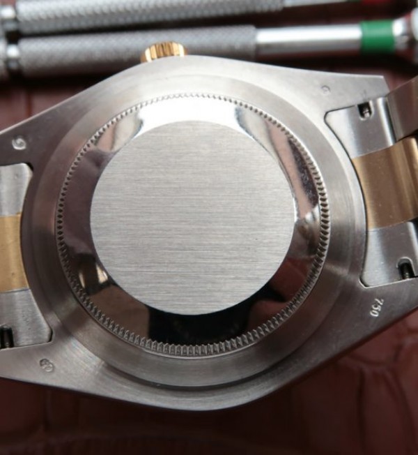 Replica Rolex DateJust SS/RG White Dial RG Wrapped Fluted Beze SS/RG Bracelet A2836 - Top club