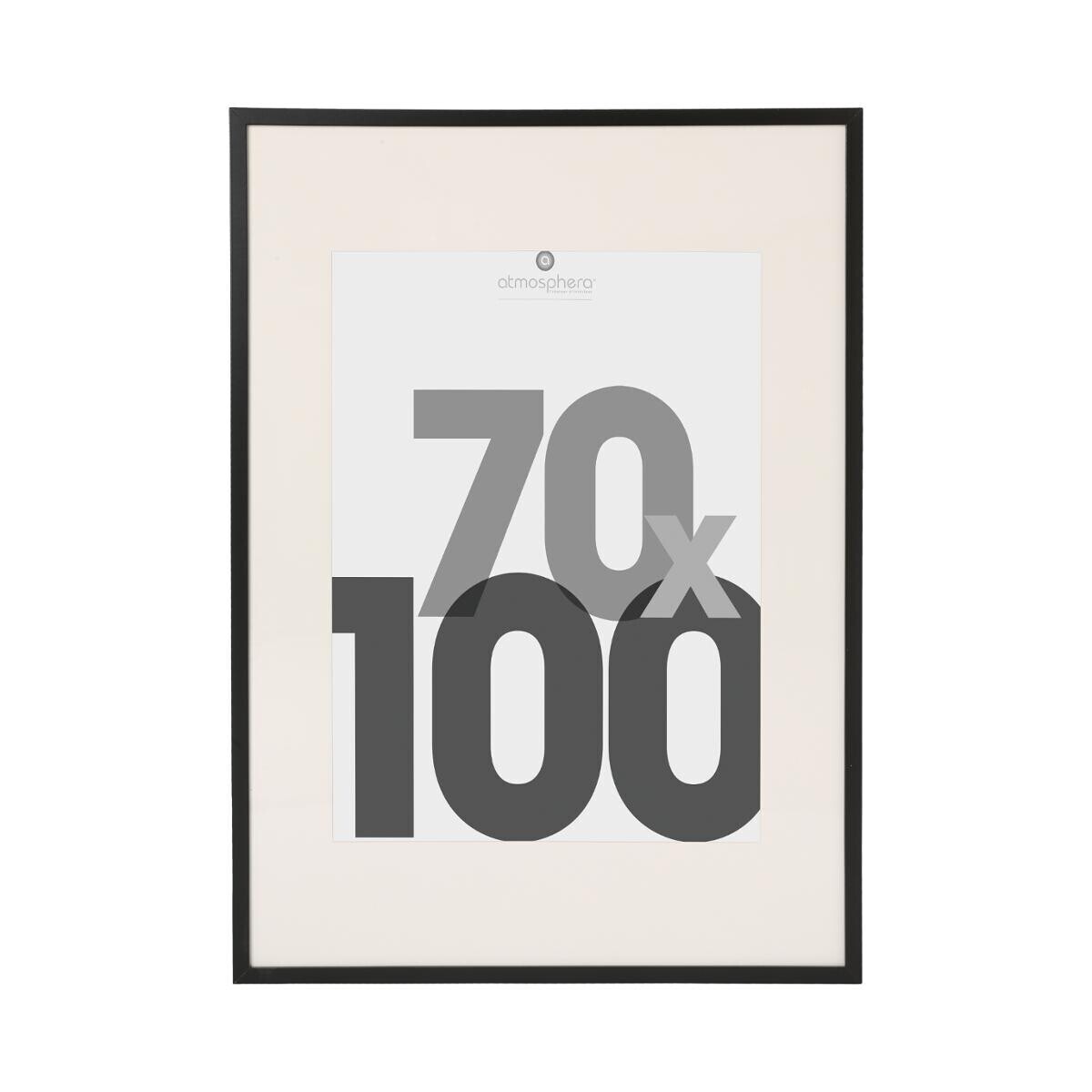 Wooden photo frame"Eva" Black, 70x100 cm